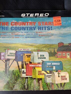 The Country Stars! The Country Hits! 12" Record Album LP RCA Camden Stereo